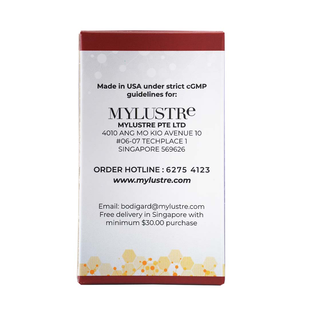 Viên uống tổng hợp bổ sung Vitamin C, D3, Kẽm và Magie giúp chắc khỏe xương, giảm stress, bồi bổ sức khỏe và tăng sức đề kháng Bodigard Vit C, D3, Zn & Mg