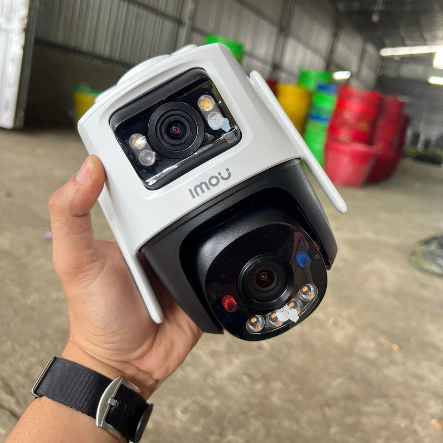 Camera Ngoài Trời 2 Mắt IMOU Cruiser Dual 2 6MP - Quay Quét 360, 2 Mắt Linh hoạt - IPC-S7XEP-6M0WED - Hàng Chính Hãng