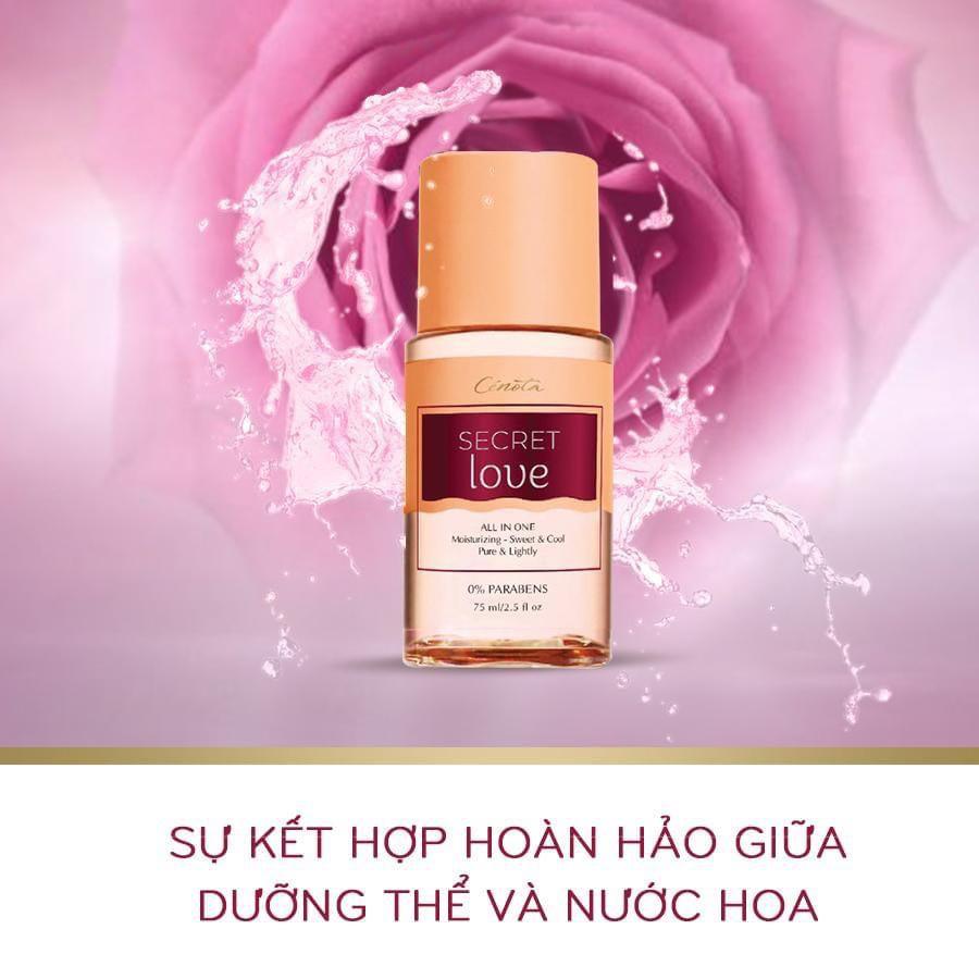 Nước hoa Dưỡng thể Cenota Secret Love 75ml Ngọt Ngào Mê Đắm