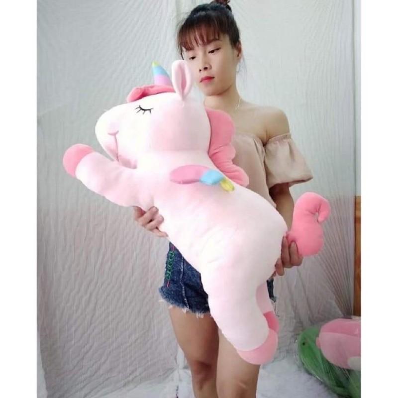 Gấu Bông Ngựa Unicorn, Kỳ Lân 1 Sừng Cao Cấp, Quà tặng cho bé