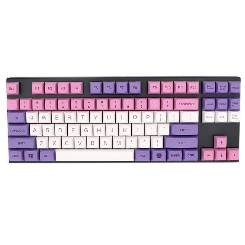 Set keycap Thick Pbt Xda Hana 134 nút cho bàn phím cơ