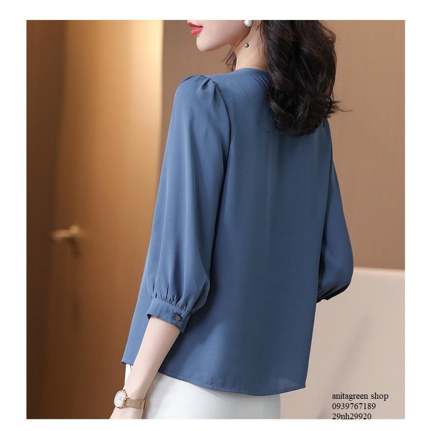 Nh29920-SƠ MI NỮ DẬP LY CÔNG SỞ