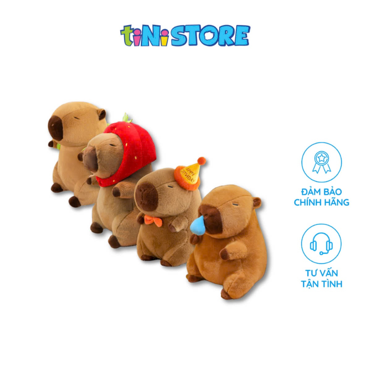 Đồ chơi thú bông hình Capybara 32cm VALUE TOYS B5-01 (mẫu ngẫu nhiên)