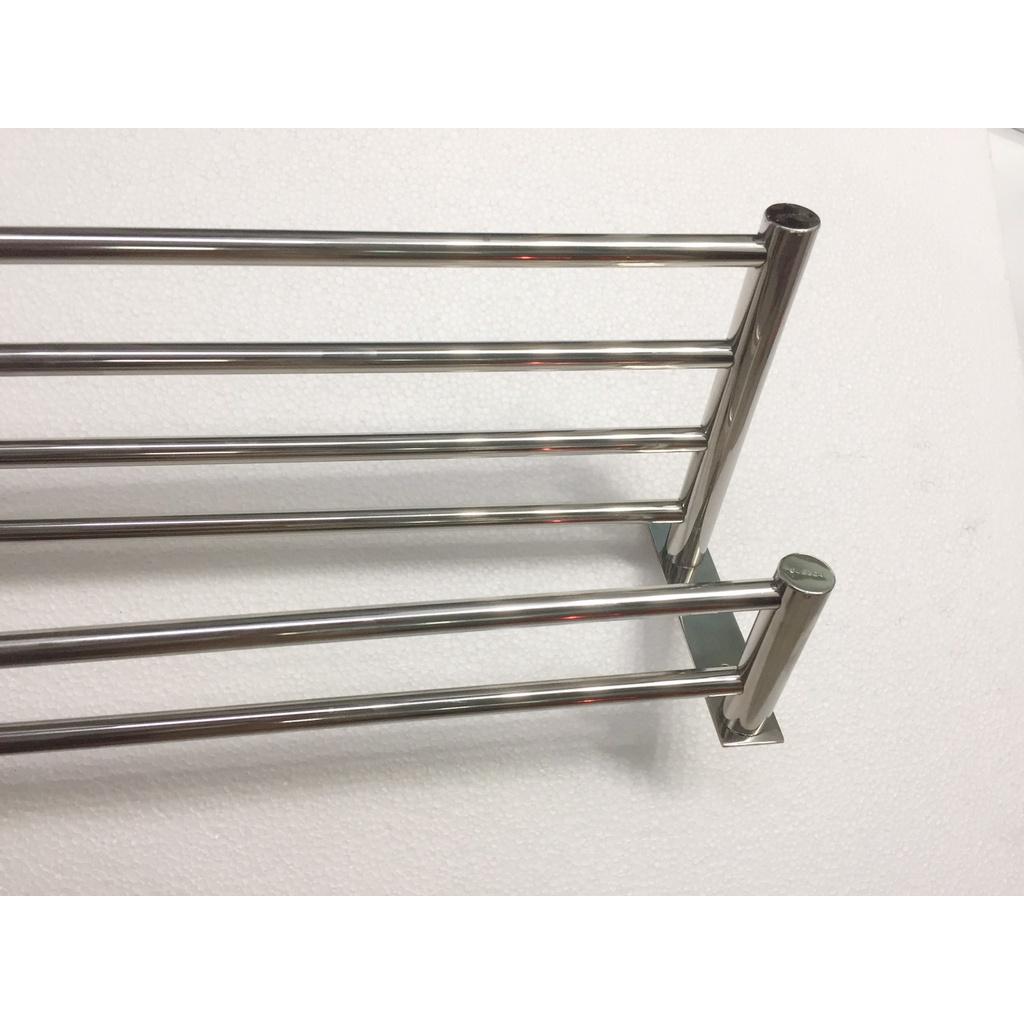 Máng khăn treo 2 tầng đa năng Inox Cao cấp TT-016