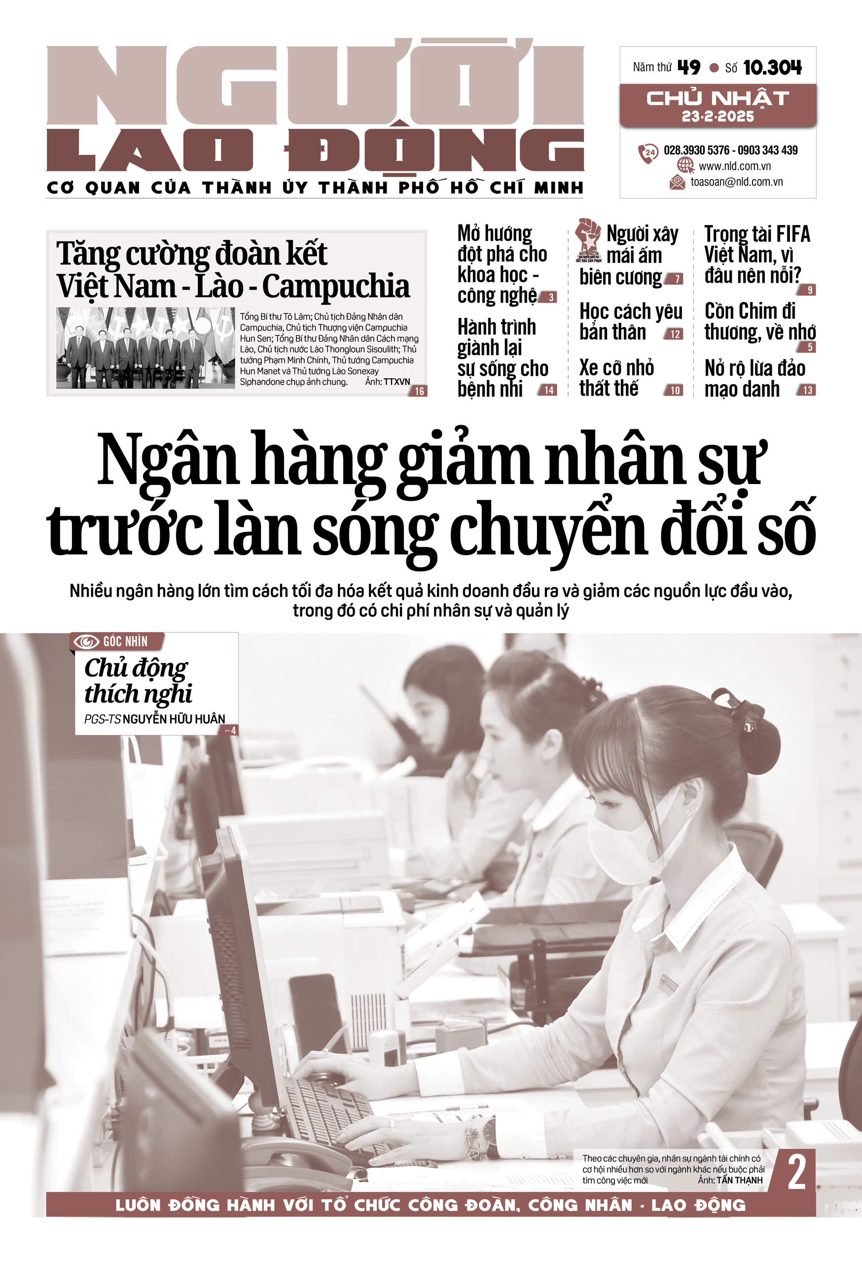 Nhật báo Người Lao Động từ ngày 17-02-2025 đến 23-02-2025