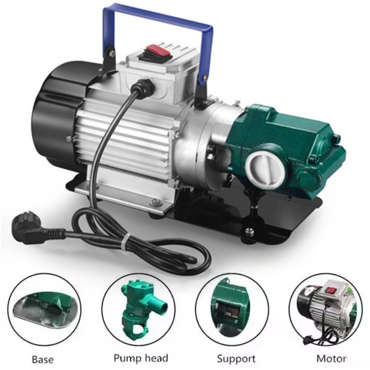 Máy Bơm Bánh Răng Suoli WCB – 24V/600W, Bơm Dầu Nhớt