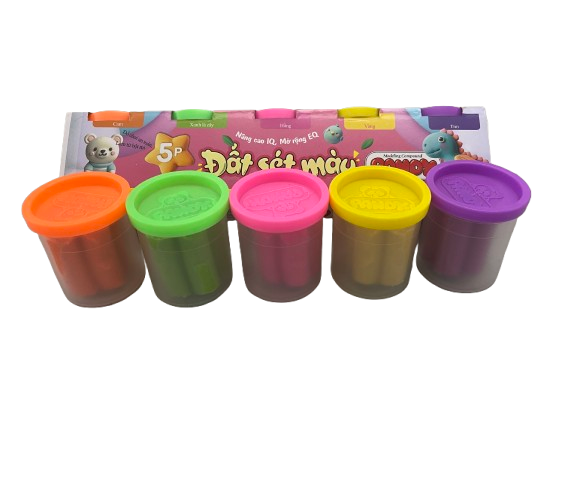 Bộ đồ chơi bột nặn màu sắc Pandy loại 5 màu thương hiệu Hàn Quốc