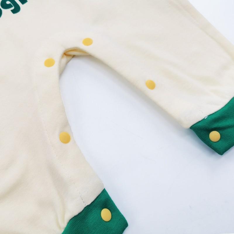 Bodysuit bé sơ sinh, áo sơ sinh cho bé từ 1 tháng đến 1 tuổi họa tiết ếch xanh chất liệu cotton 100% cao cấp BD136