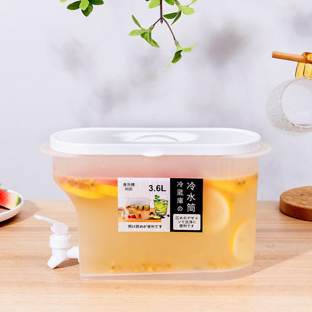 Cold Kettle Water Jug for Fruit Tea Hot and Cold Ice Tea Pitcher with Faucet