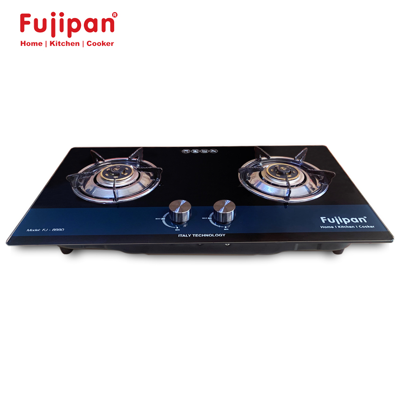 Bếp Gas Âm Fujipan FJ-8990-BL, Chén Đồng Nguyên Khối - Hàng chính hãng