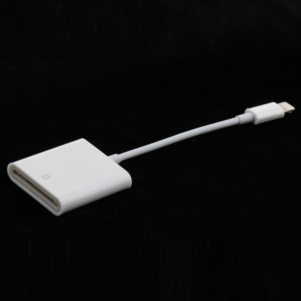 Camera Memory SD Card Reader Adapter OTG Data Cable For Apple IPhone IPad