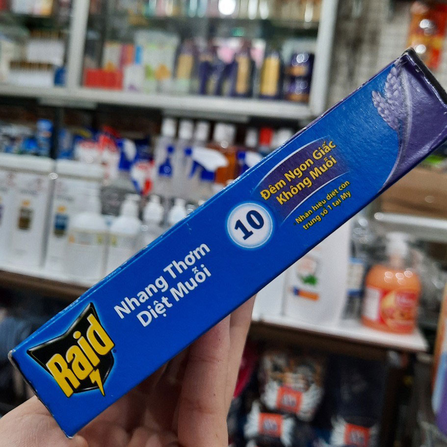 Combo 2 Hộp Raid Nhang Muỗi Hương Lavender 50 Khoanh (50x12g)