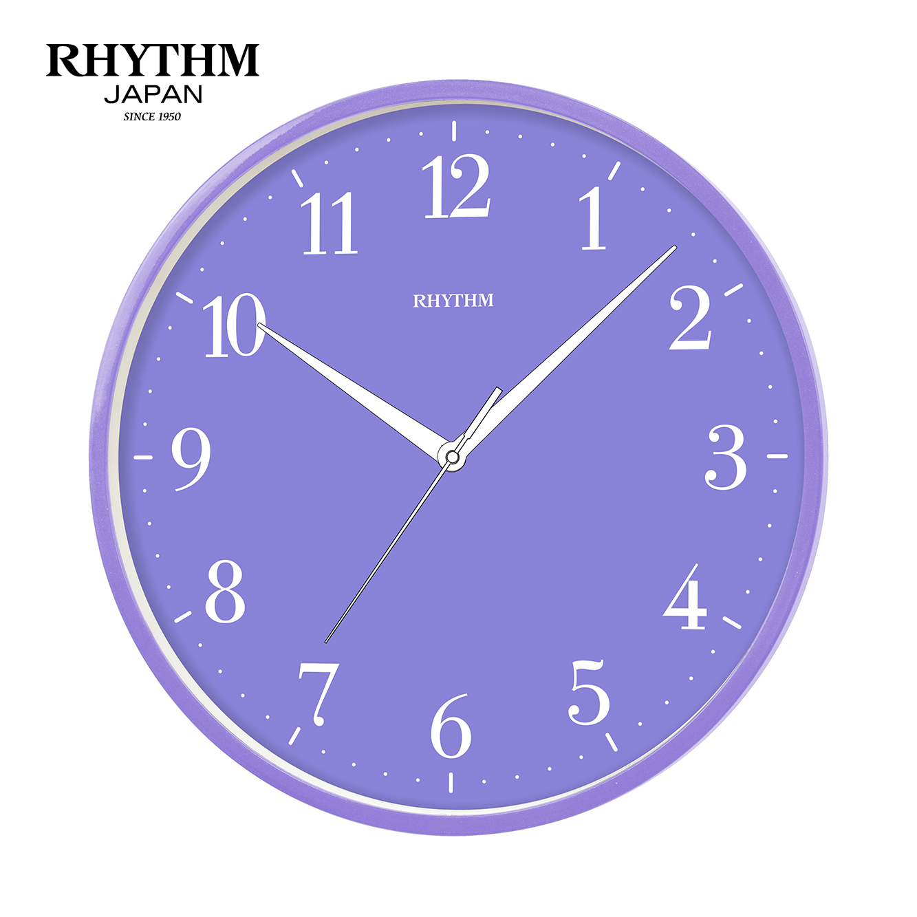 Đồng hồ Rhythm CMG619NR12- Kt 30.5 x 3.5cm, 630g, Vỏ nhựa. Dùng Pin.