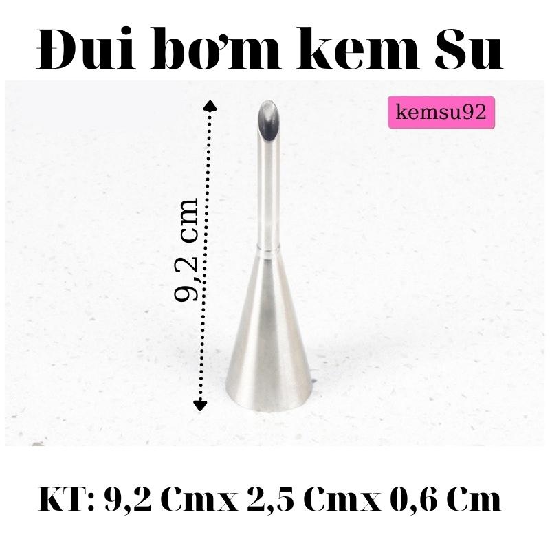 Đui Bắt Kem Su Làm Bánh 3 Kích Cỡ Bằng Thép Không Gỉ Cao Cấp - KEMSU