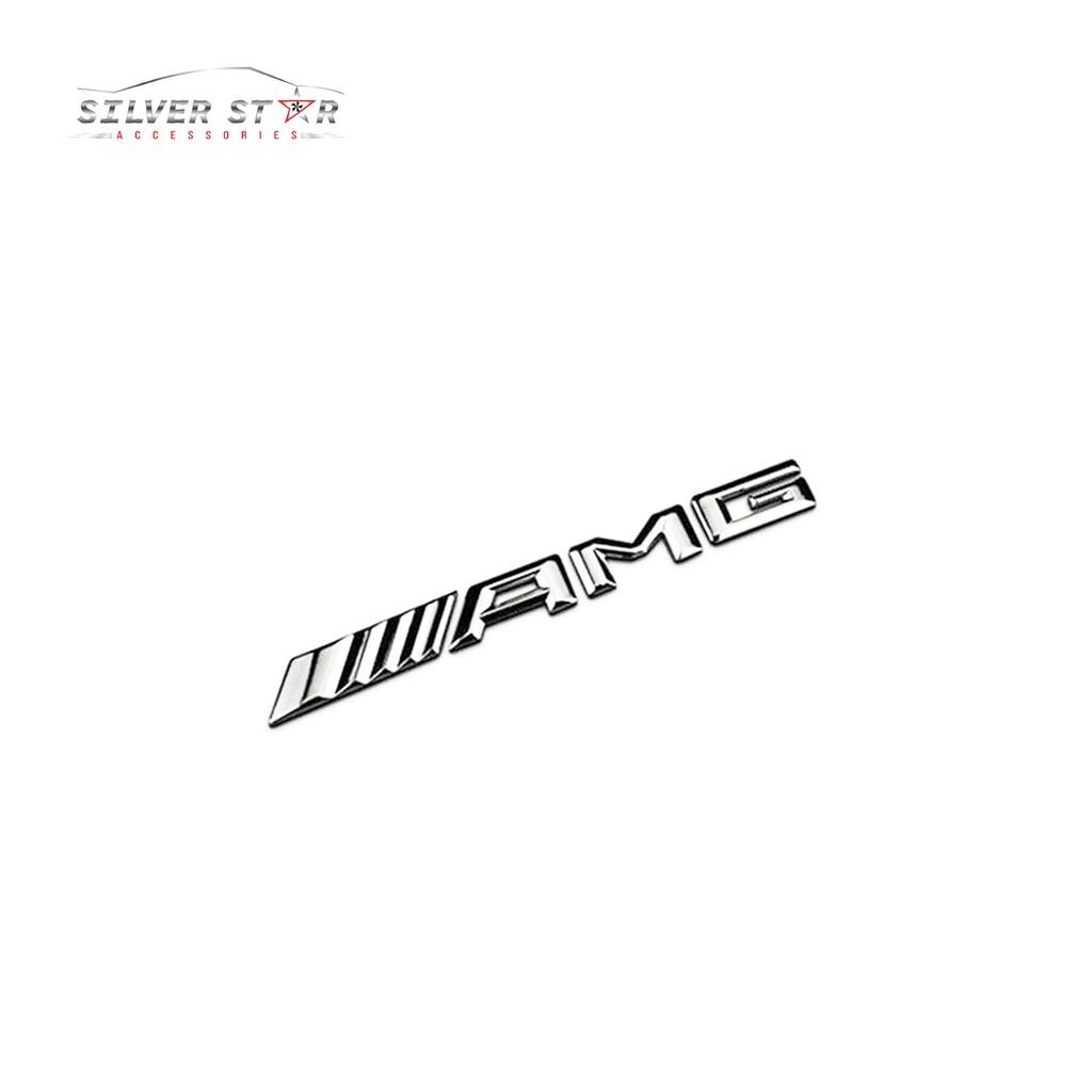 Decal 3D Chữ Nổi AMG/GLC63/4MATIC Dán Đuôi Xe Hơi