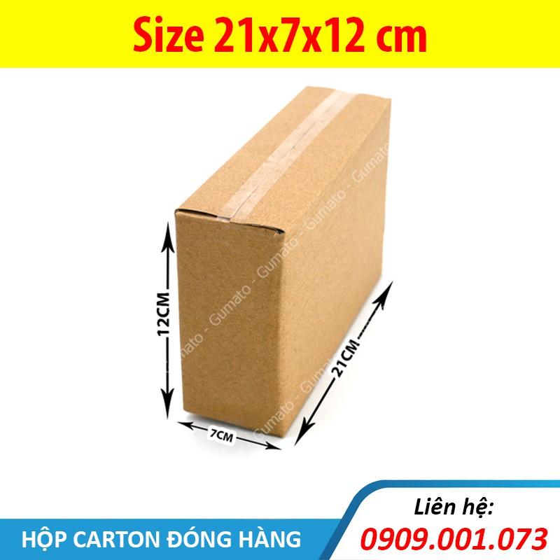 Hộp giấy P56 size 21x7x12 cm, thùng carton gói hàng Everest