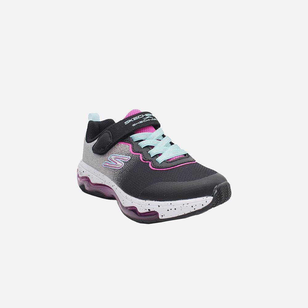 Giày thể thao bé gái Skechers Air Fusion - 302383L-BKHP