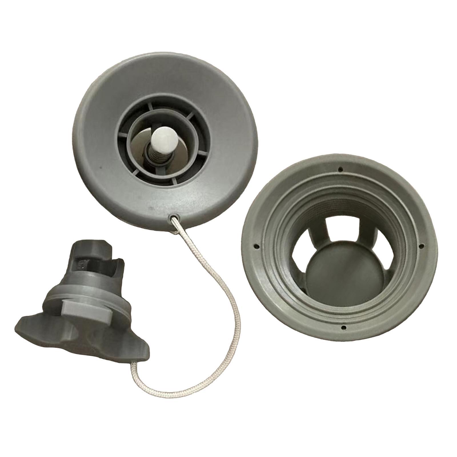 2 Pack Universal Air Valve Adaptor Inflatable Boat Tender Raft Dinghy Kayak Canoe Replacement Parts