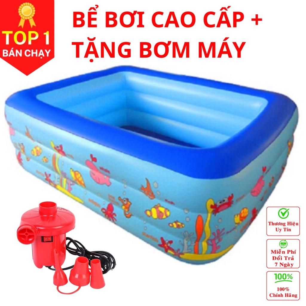 bể phao bơi cho bé đáy 2 lớp chống trượt bền đẹp - Chính hãng dododios