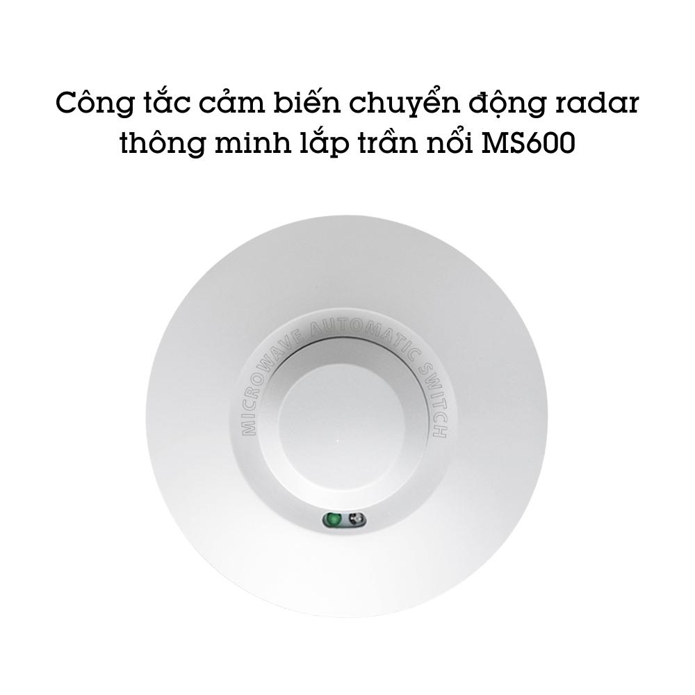 Cảm biến bật tắt đèn khi có người radar MS600