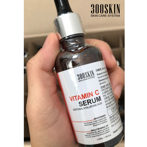 TINH CHẤT VITAMIN C TRẮNG DA, CẤP NƯỚC, PHỤC HÔI DA  300SKIN HYALURONIC ACID SERUM 50ML