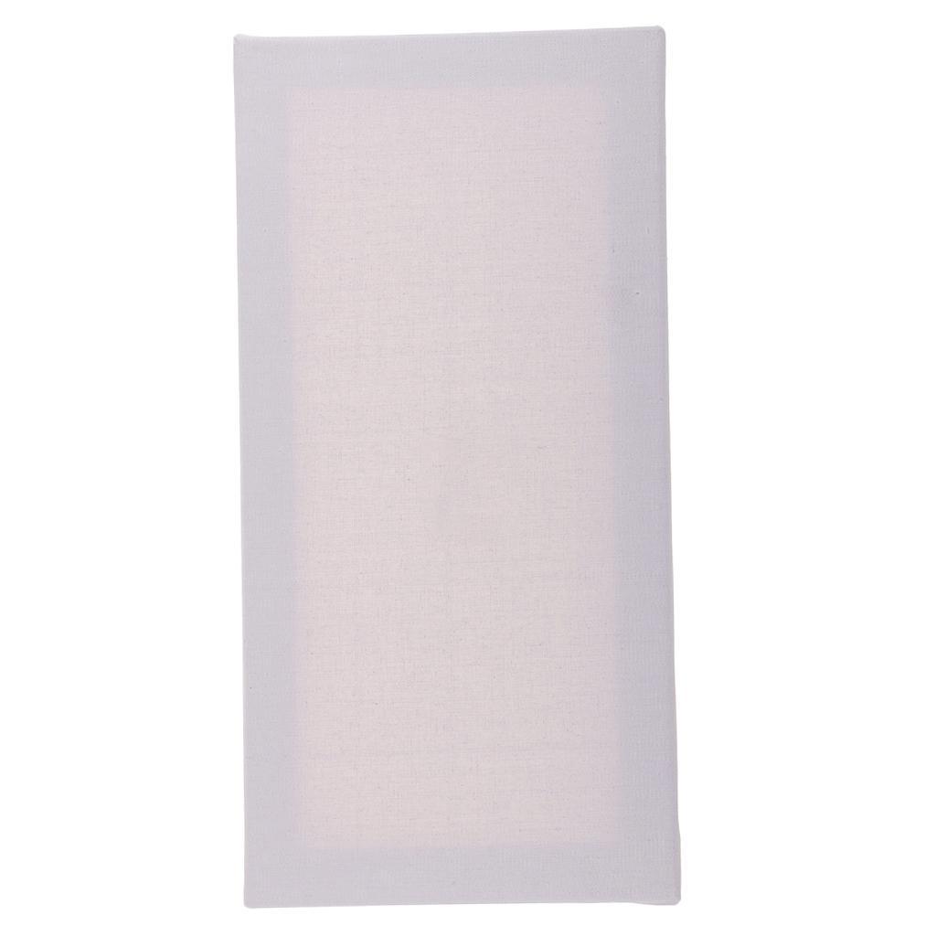 2Pcs Artist Free 8"x 16" Blank White Wooden Frame Canvas Panel Boards