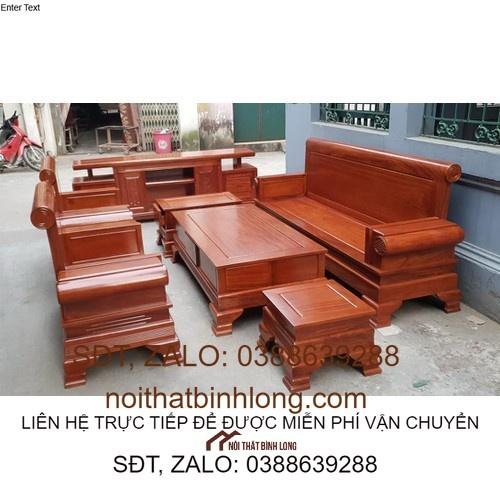 Bộ bàn ghế Pháo Thủ gỗ Hương đá