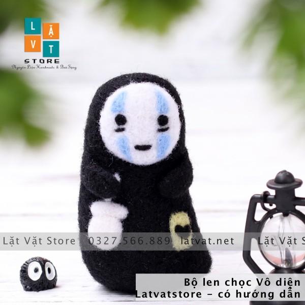 Bộ len chọc Vô diện có hướng dẫn đơn giản cho người mới làm- Needle felting No Face