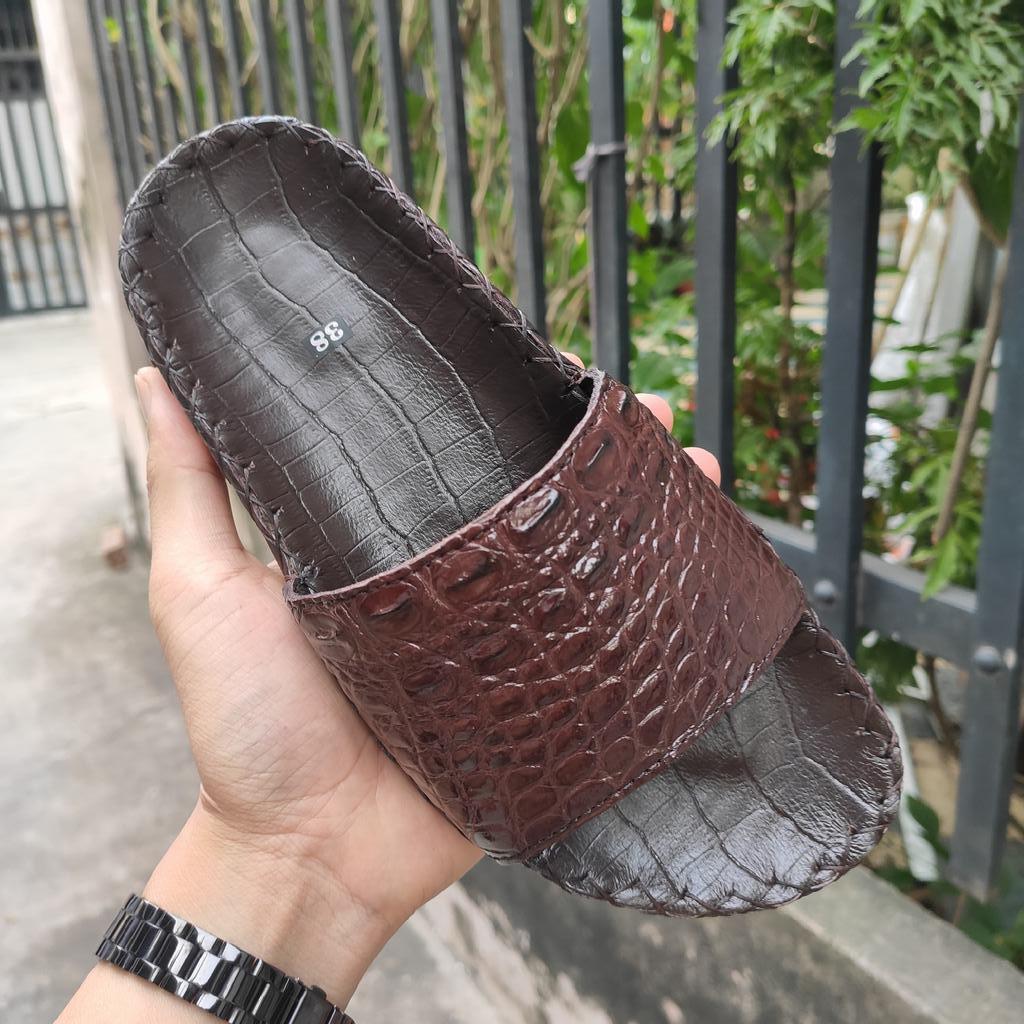 DÉP CẶP NAM NỮ... Da Cá Sấu Trơn ĐẸP THANH LỊCH!