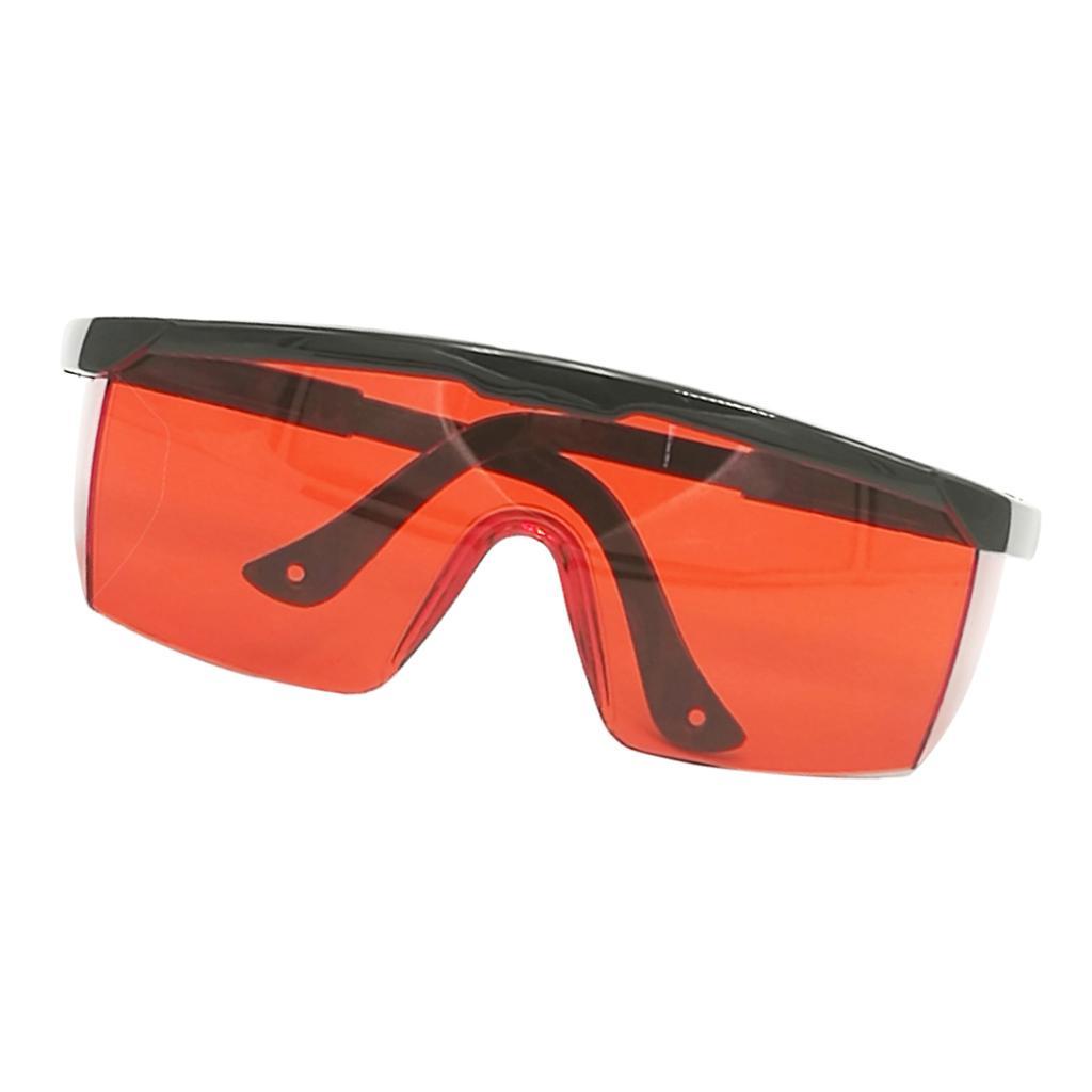 2x Work Anti-fog Clear Protective Safety Goggles Blue Light Blocking Glasses, Red, 15cm x 6.5cm / 5.9 x 2.56 Inch