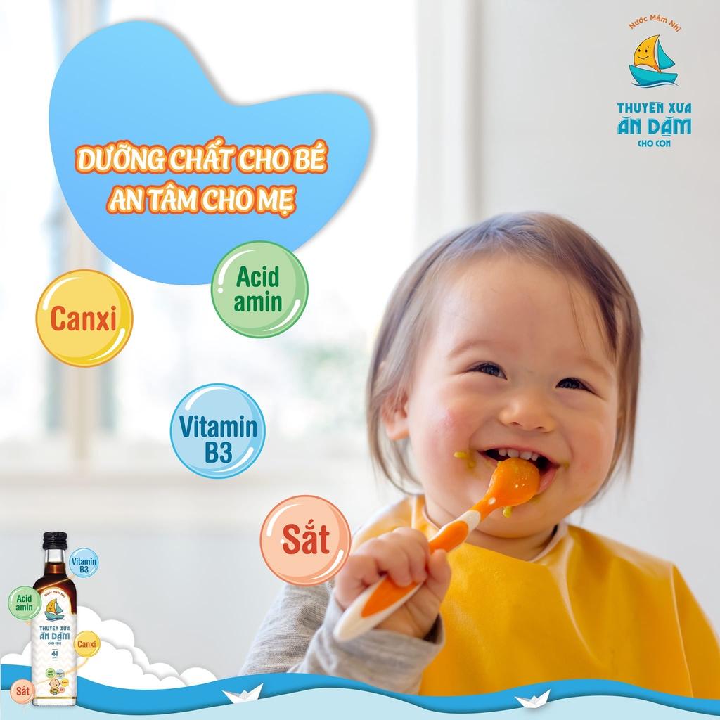 Nước Mắm Nhĩ Thuyền Xưa Ăn Dặm Cho Con 41 Độ Đạm 250ml