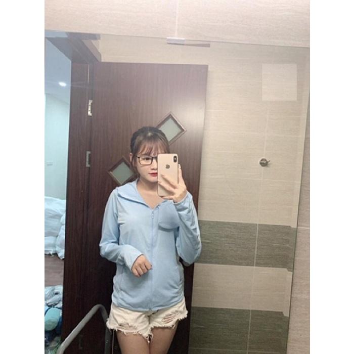 Áo chống nắng thông hơi túi cuộn NỮ KIỂU dáng hiện đại, năng động