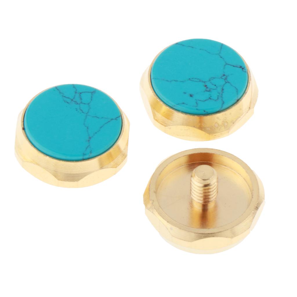 Tay đánh Bóng Trumpet Nút Khóa Ngón Tay Bằng đồng Thau Bộ Phận Bào Ngư Vỏ Bào Ngư
