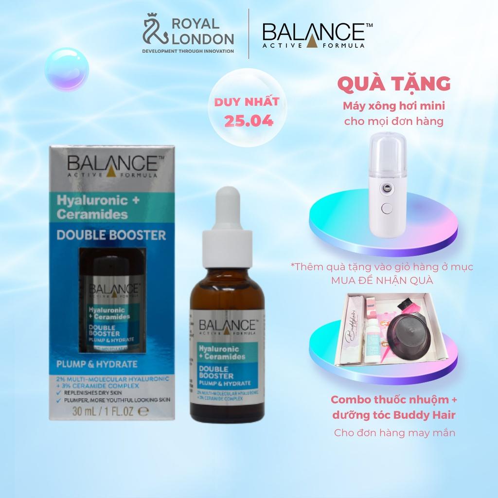 Tinh chất Balance Active Hyaluronic &amp; Ceramides Double Booster 30ml