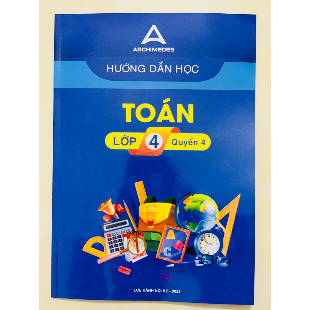 Sách - Combo 4 cuốn Hướng dẫn học toán lớp 4 (PV)