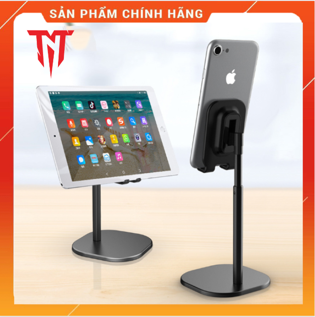 Giá đở điện thoại K1 , K2 đế tròn khung nhôm chắc chắn đế tròn desktop - Hàng chính hãng