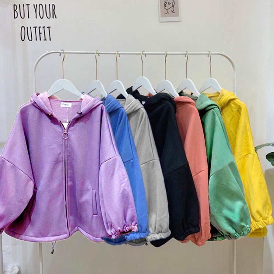 ÁO HOODIE - ÁO KHOÁC NỈ NGOẠI Form Dơi Lửng