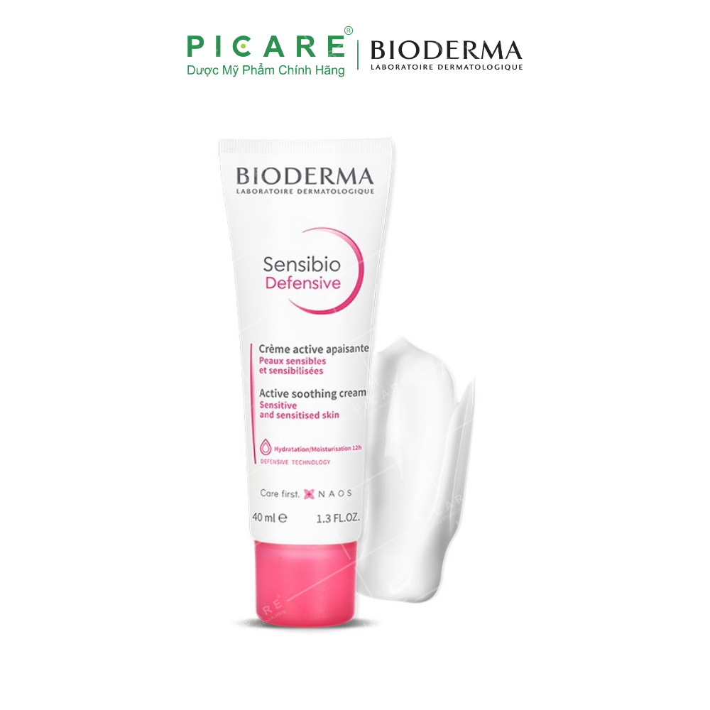 Kem Dưỡng Làm Dịu, Phục Hồi Cho Da Nhạy Cảm Bioderma Sensibio Defensive Cream 40ml