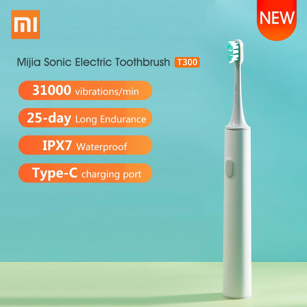 Bàn Chải Đánh Răng Điện Xiaomi Mijia Sonic T300 USB Có Thể Sạc Lại Không Thấm Nước