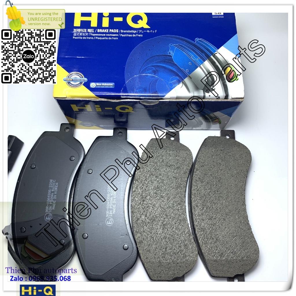 Má phanh chính hãng Hi-Q cho Ford Transit ( 2006 -) - Bố thắng trước. OEM Brake Pad : ME6C1J2K021AB 1371402 1433952 1488