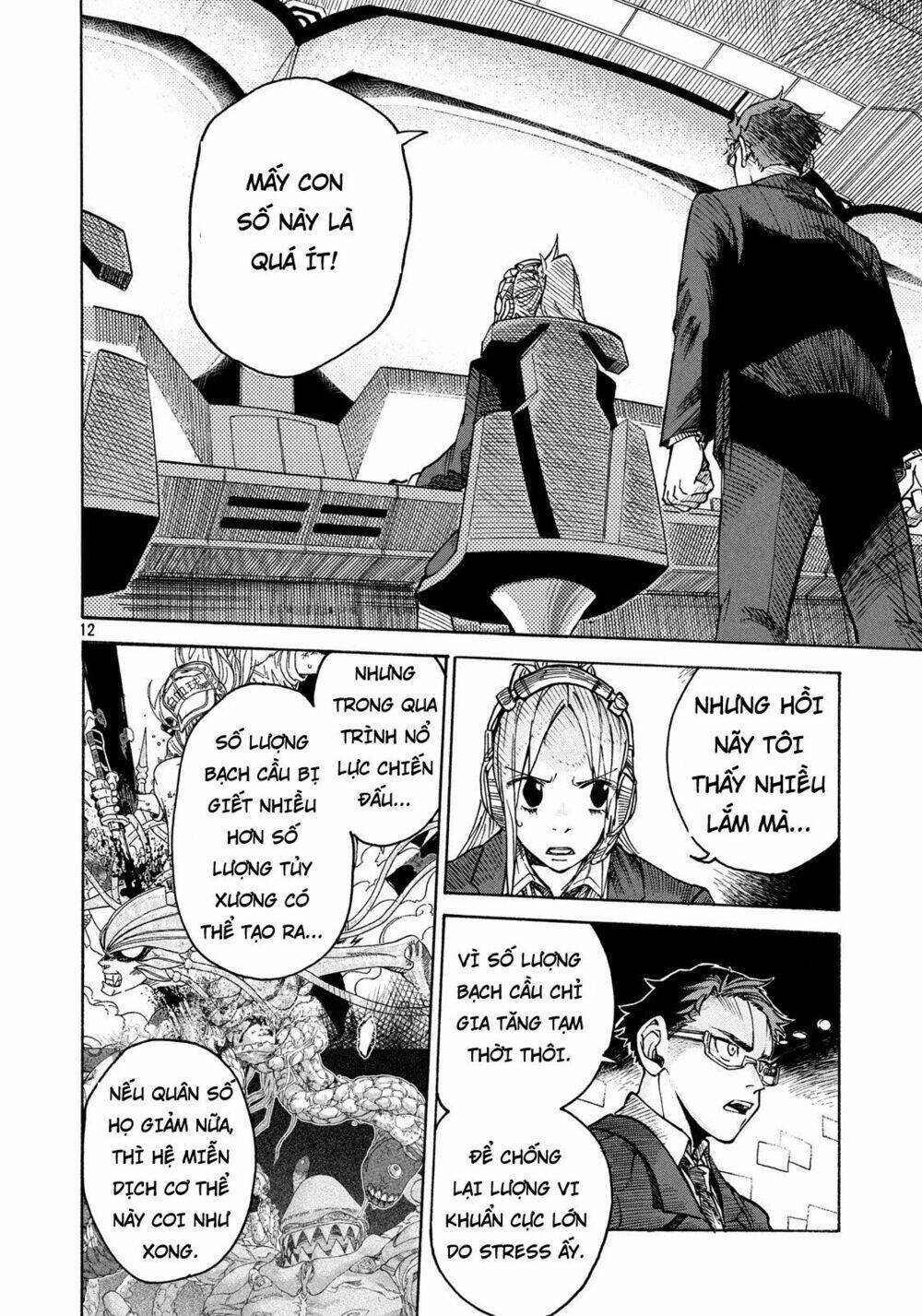 biệt đội tế bào black - hataraku saibou black chapter 6 12