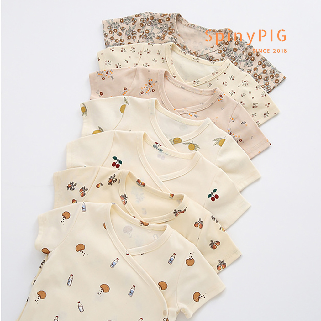 Bộ body chip cho bé 0-2 tuổi style Hàn Quốc cotton cộc tay hè thu hoạ tiết cực đẹp