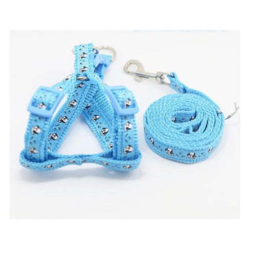 Dây dắt yếm vải dù chắc chắc nhiều màu cho chó