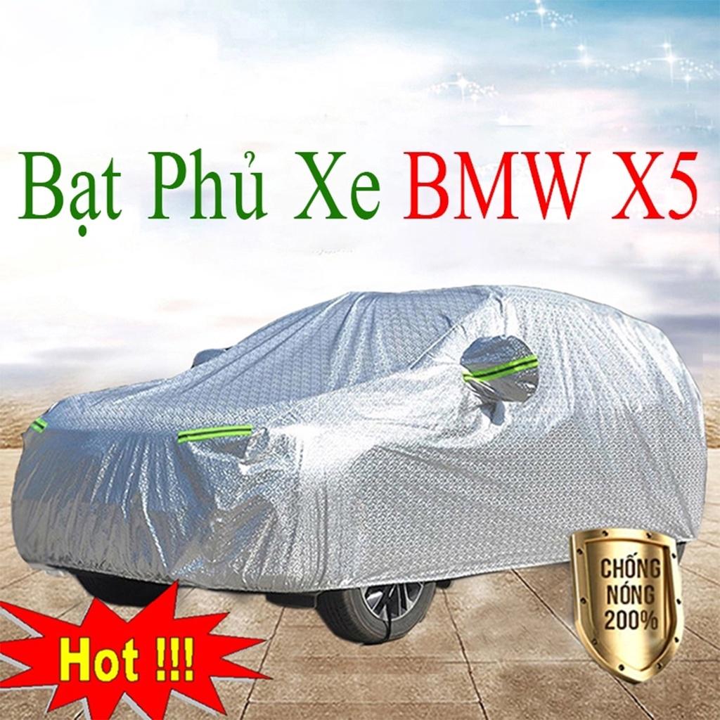 Bạt Phủ Xe Ô Tô BMW X5 7 Chỗ - Bạt Phủ Ô Tô 7 Chỗ 3 Lớp Cao Cấp Chống Mưa, Chống Nắng, Chống Cháy Loại 1