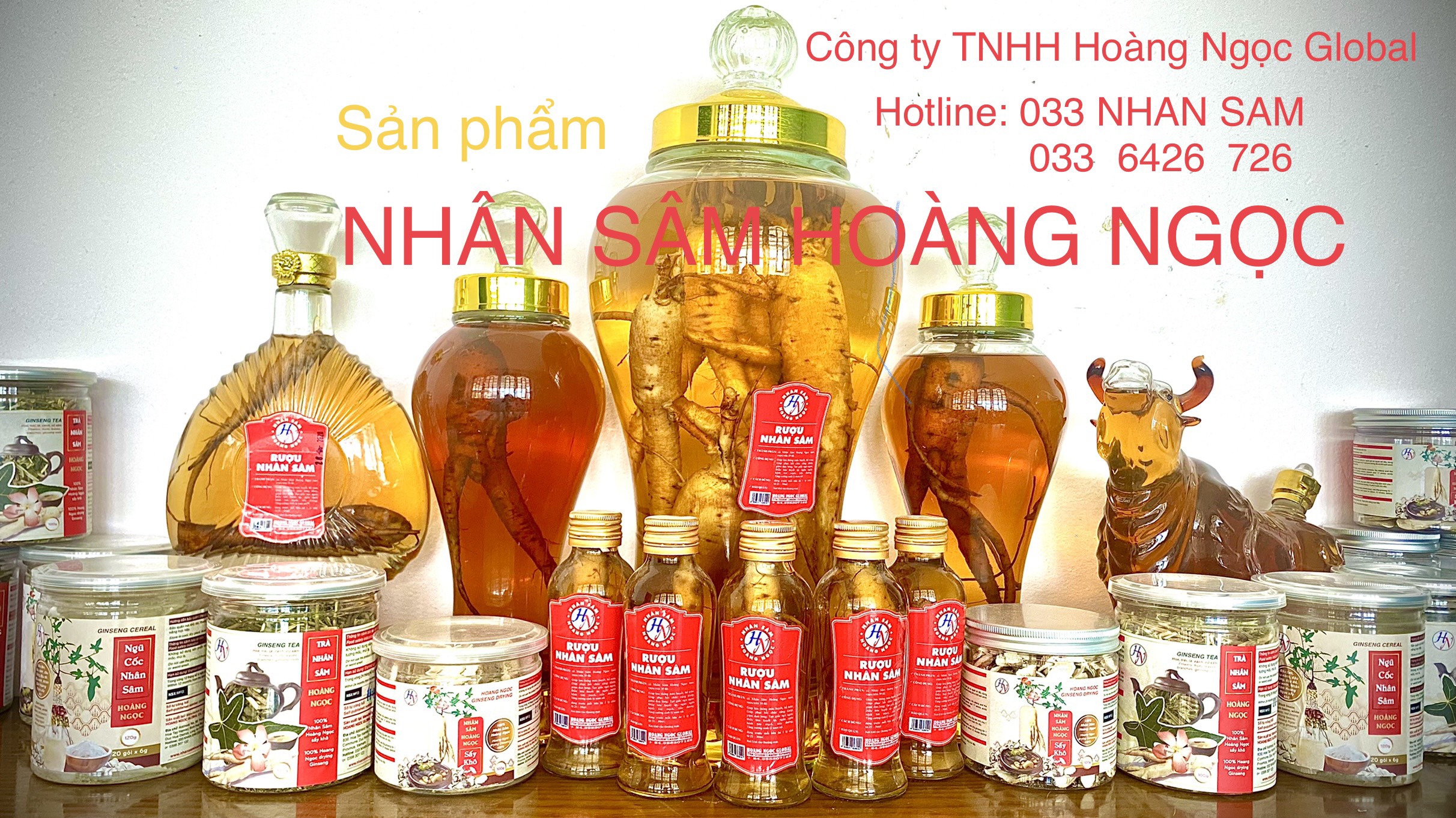 [Date xa] Ngũ cốc nhân sâm hũ 120g - Hoang Ngoc Global