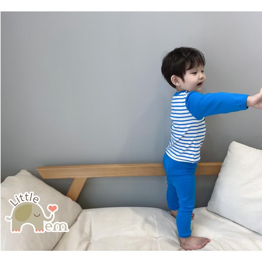 Bộ đồ bé trai/ bé gái Cotton xuất Nhật dài tay _ dysney friends