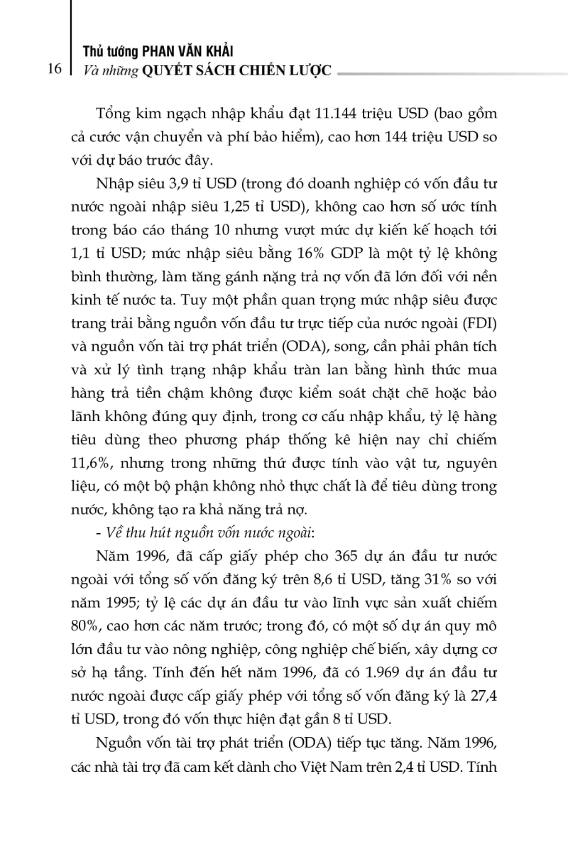 Thủ Tướng Phan Văn Khải Và Những Quyết Sách Chiến Lược - ST