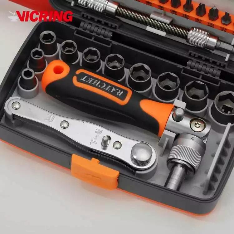 Bộ tua vít đa năng dùng trong nhà 38 chi tiết thép CRV đa năng tiện dụng hàng Đức