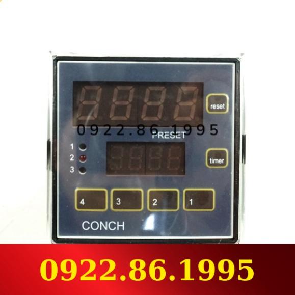 Bộ Đếm Thời Gian Conch TA-41K-N 4 Chữ Số Để Hiển Thị Một Nút Cài Đặt Bộ Đếm Hiển Thị Kỹ Thuật Số