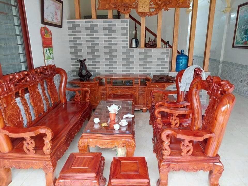 Bộ bàn ghế minh quốc đào gỗ xoan